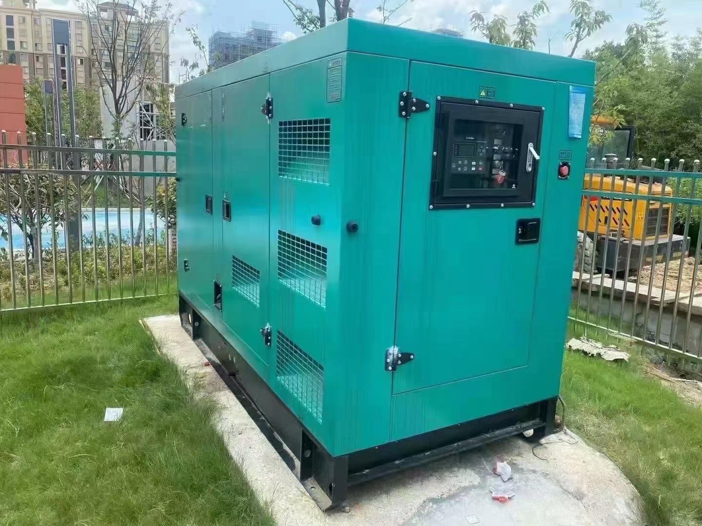 安徽 廣德幼兒園低噪音發(fā)電機組調(diào)試成功