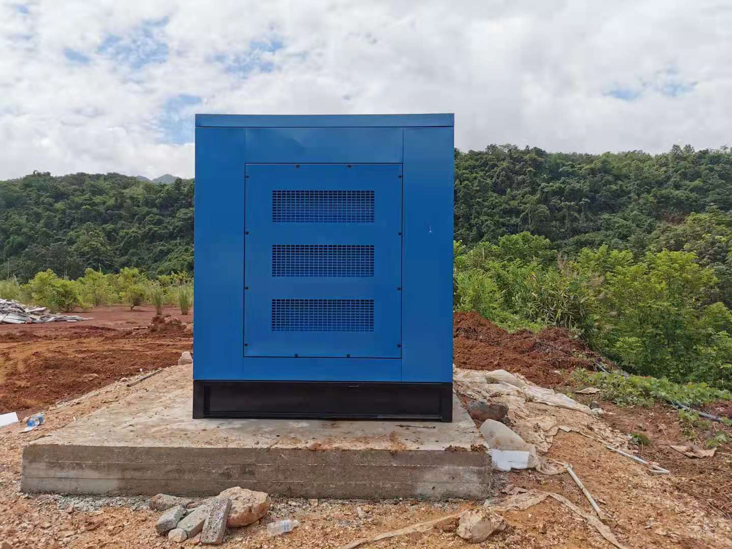 500KW玉柴系列柴油發(fā)電機組完美交付！