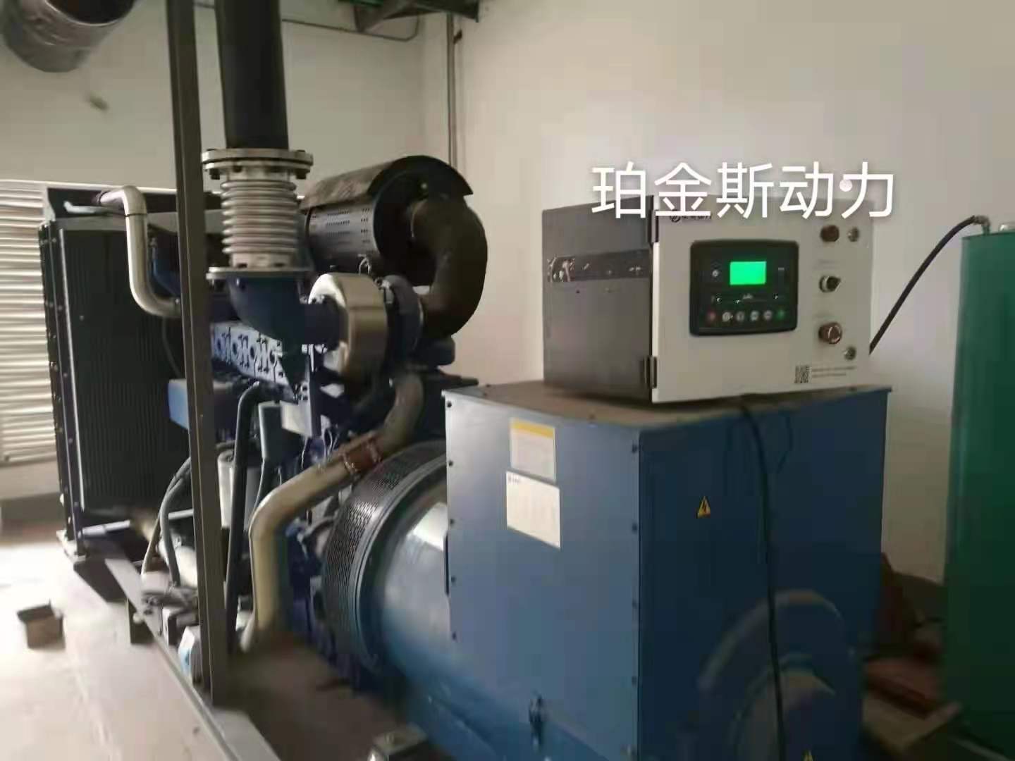 500KW玉柴系列開架機組調(diào)試完畢，交付使用！